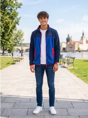 Fleece-Sweatshirt für Herren ALTISPORT GAMEL BLAU