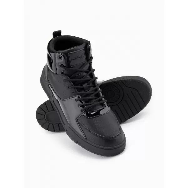  Herrenschuhe OMBRE OM-FOSH-0178 SCHWARZ 