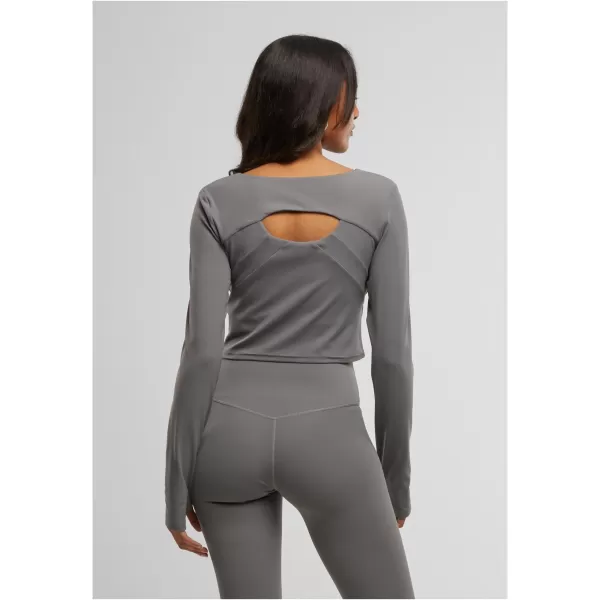  Damen-T-Shirt URBAN CLASSICS TB7807 SENIOR GRAU 