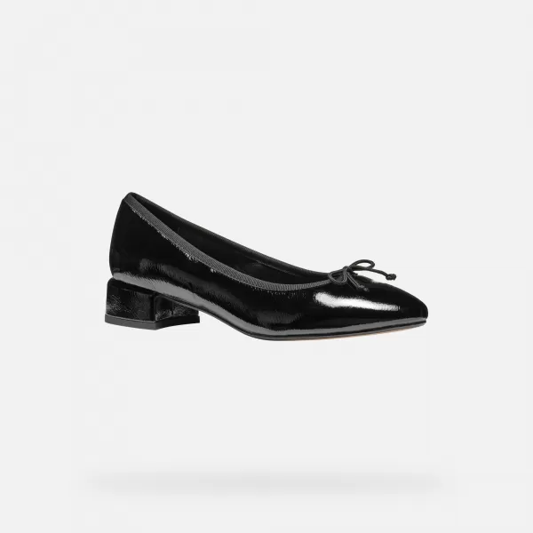  Damenschuhe mit Absatz GEOX FLORETIA SCHWARZ 