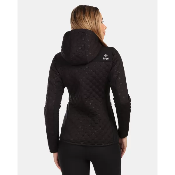  Fleece-Sweatshirt für Damen KILPI NEVIA-W ZL0212KI SCHWARZ 