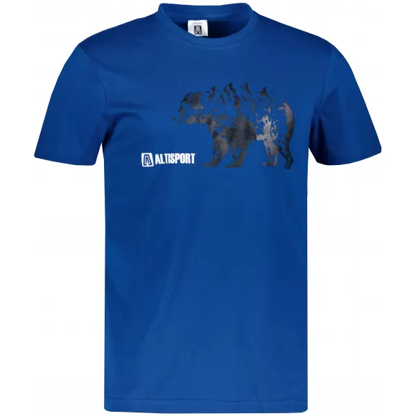  Herren-T-Shirt mit kurzen Ärmeln ALTISPORT ALM193129 SCHNORCHEL BLAU 