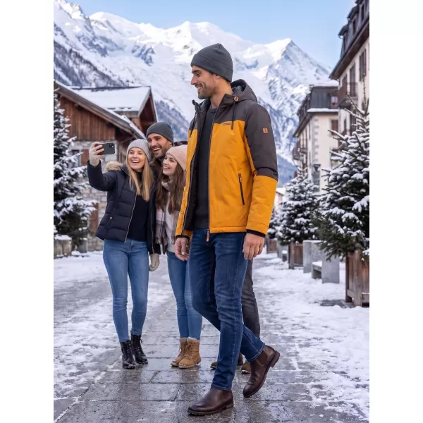  Herren-Winterjacke ALTISPORT GOLDWIN SENF 