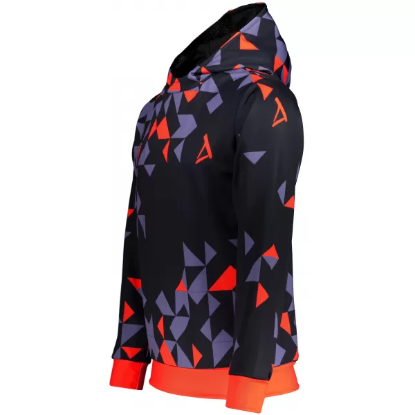  Hochwertiges Funktions-Sweatshirt für Herren ALTISPORT VOJ/ALM108MI01 SCHWARZ-ORANGE 