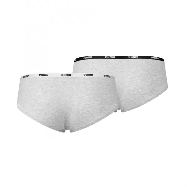  Höschen PUMA WOMEN HIPSTER 2P PACK 90785205 GRAU/GRAU 