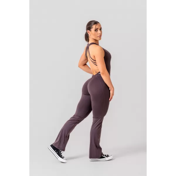  Figurformender, ausgestellter Overall OWN THE GYM 397 BROWN Nebbia 