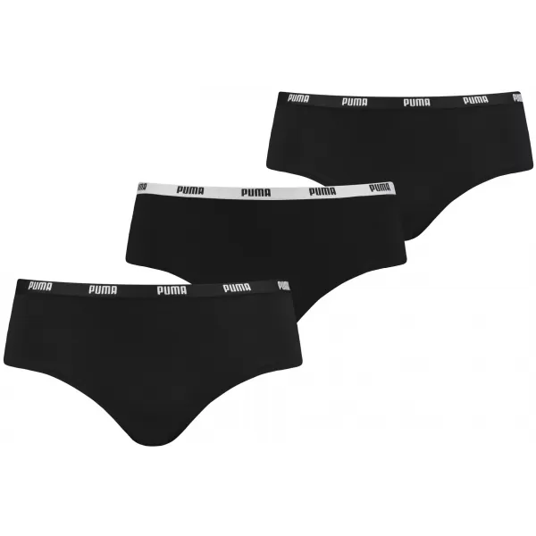  Höschen PUMA HIPSTER 3P PACK 90759202 SCHWARZ 
