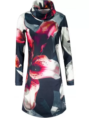 Erweitertes Premium-Sweatshirt für Damen ALTISPORT VOJ/ALW117MI06 LILIENDUNKEL