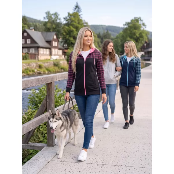  Damen-Sweatshirt ALTISPORT GAI SCHWARZ 