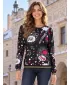 Damen-T-Shirt ALTISPORT GAIA SCHWARZ