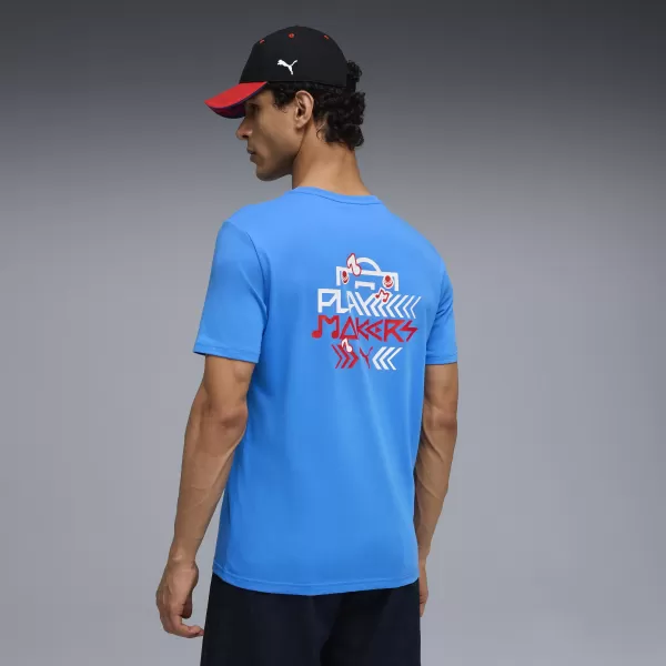  Hemd PUMA NEYMAR JR PLAYMAKER TEE 66032110 PUMA TEAM ROYAL/PUMA RED 
