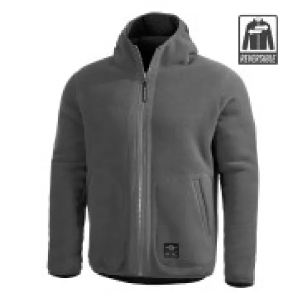  Fleece-Sweatshirt PENTAGON IANOS SHERPA 2 K09057 SCHWARZ/WOLFSGRAU 