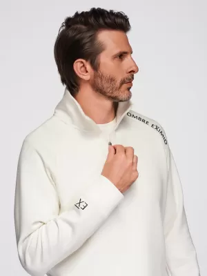 Herren-Sweatshirt OMBRE OM-SSZP-0211 NATURFARBEN