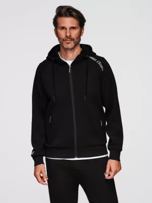 Herren-Sweatshirt OMBRE OM-SSZP-0216 SCHWARZ