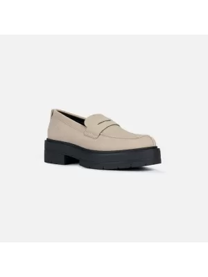 Damenmokassins GEOX SPHERICA EC7 BEIGE