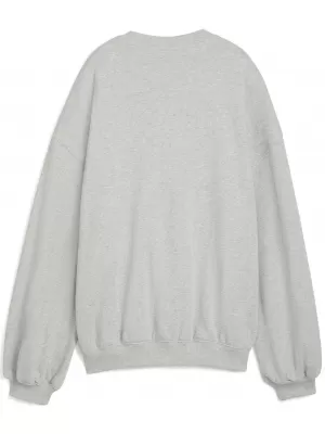 Damen Sweatshirt PUMA X ROSÉ OVERSIZED CREW 63380310 FLACHE HELLGRAUE HEATHER