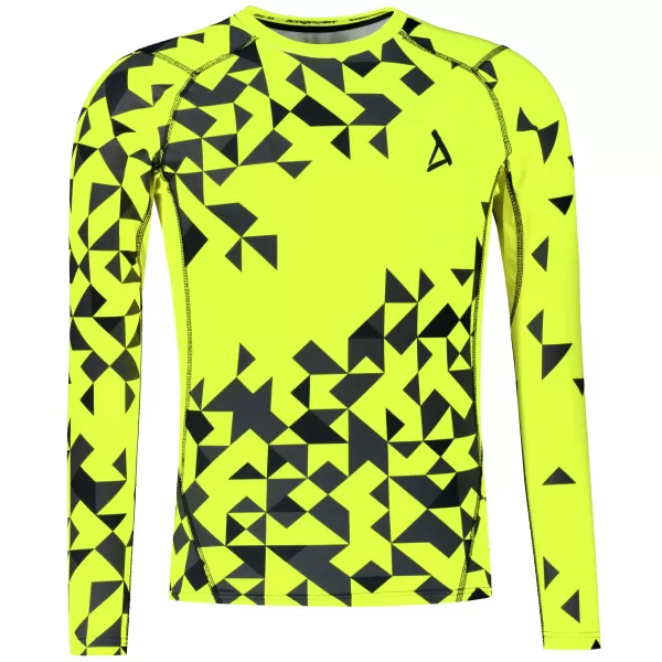  Hochwertiges funktionelles Kompressionsshirt für Herren ALTISPORT VOJ/ALM108TR03 NEONGELB 