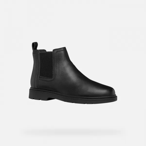  Herren-Stiefeletten GEOX SPHERICA EC1 G006536 SCHWARZ 