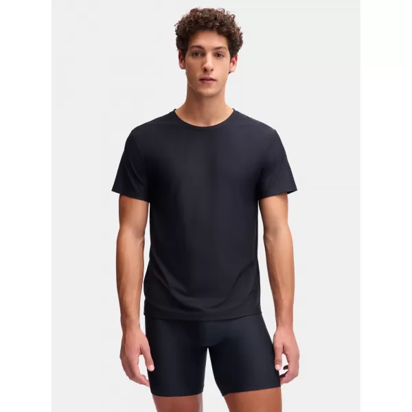  Herren-T-Shirt UNDER ARMOUR M UA PERF TECH MESH CREW NECK-2PK 6007625-001 SCHWARZ 