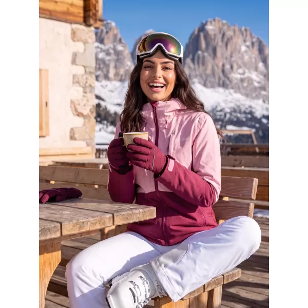  Winterjacke für Damen ALTISPORT GELSI BURGUND 