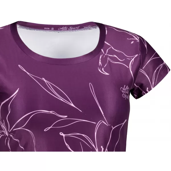  Damen Freizeitshirt Premium ALTISPORT VOJ/ALW100TR06 FUCHSIE 