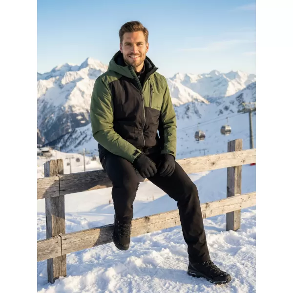  Herren-Winterjacke ALTISPORT GALLUS KHAKI 