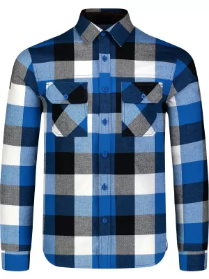 Flanellhemd NORDBLANC QUANTUM NBSSM8243 BLAU