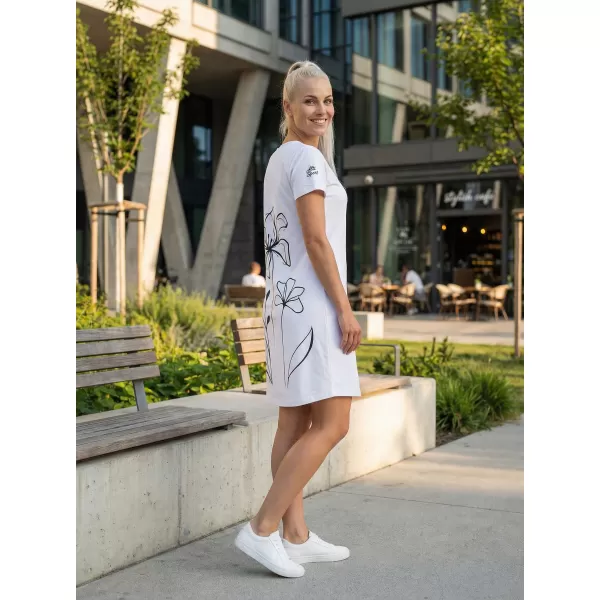  Damen erweitert T -Shirt Premium ALTISPORT VOJ/ALW075SAT02 WEIß 
