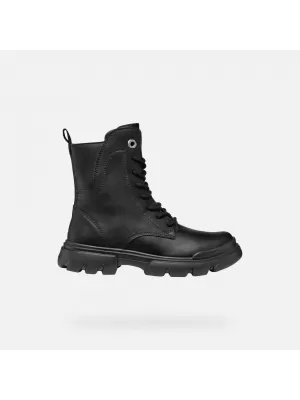 Stiefeletten für Mädchen GEOX JUNETTE J56HVB000BCC9999 SCHWARZ