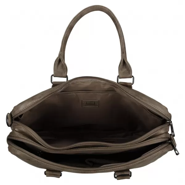  Tasche ENRICO BENETTI ROTTERDAM 15 NOTEBOOK BAG MITTLERES TAUPE 