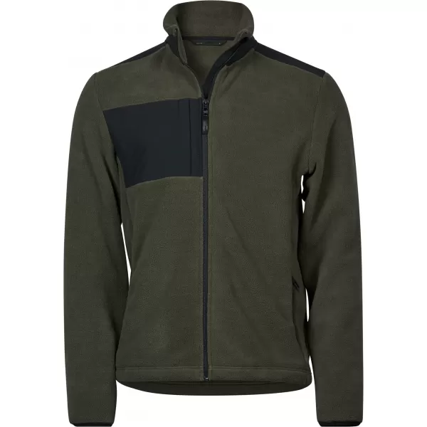  Herren-Sweatshirt TEE JAYS | TJ 9120 TIEFGRÜN/SCHWARZ 
