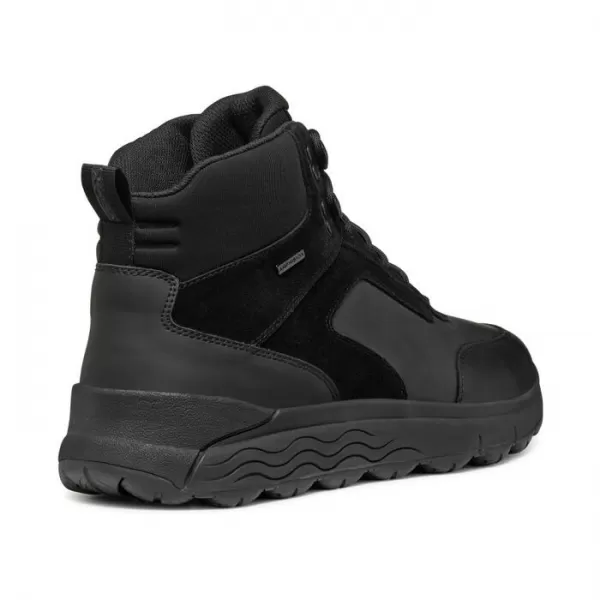  Herren-Stiefeletten GEOX SPHERICA 4X4 ABX G006731 SCHWARZ 