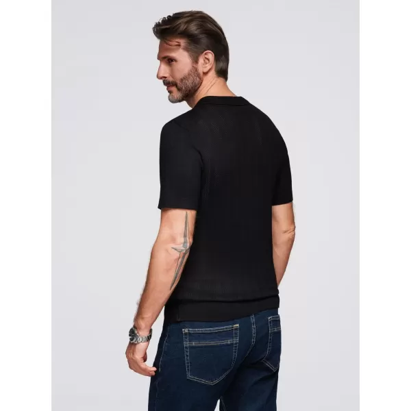  Herren t -Shirt OMBRE OM-POSS-0158 SCHWARZ 