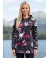 Damen-Sweatshirt ALTISPORT GITA SCHWARZ/ROSA
