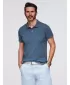Herren t -Shirt mit einem Kragen OMBRE OM-POWS-0142 DUNKELBLAU