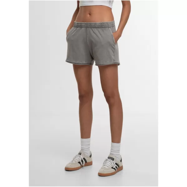  Damen-Shorts URBAN CLASSICS TB7470 STAHLGRAU 