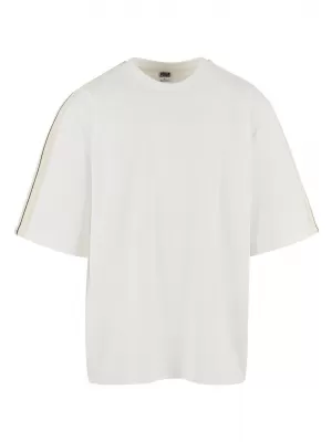 Herren-T-Shirt URBAN CLASSICS TB7336 CREMEFARBEN