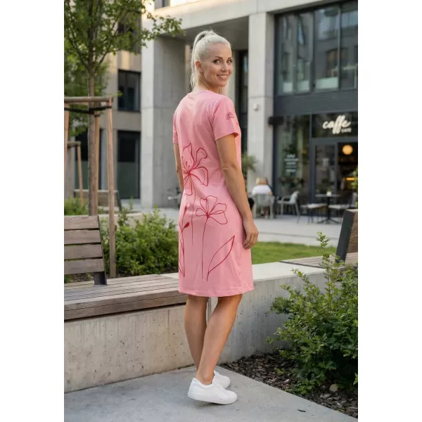  Damen erweitert T -Shirt Premium ALTISPORT VOJ/ALW075SAT02 PFIRSICH 