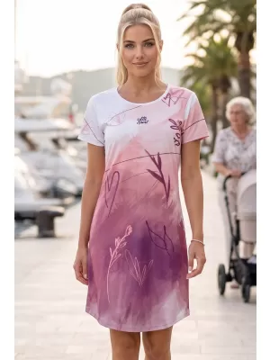 Erweitertes Premium-T-Shirt für Damen ALTISPORT VOJ/ALW083SAT02 WEIß ROSA