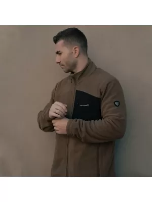 Herren-Sweatshirt PENTAGON ATHOS 2.0 MEN΄S FLEECE JACKET K08047 BRAUNGRAU