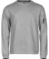 Herren-Sweatshirt TEE JAYS | TJ 5700 GRAU MELIERT