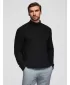 Herrenpullover OMBRE OM-SWTN-0162 SCHWARZ