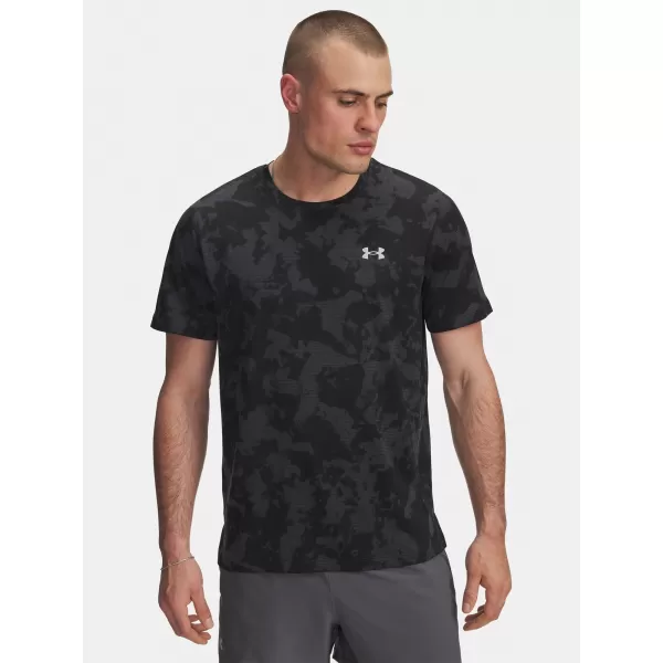  Herren-T-Shirt UNDER ARMOUR UA LAUNCH PRINTED SS 6006110-016 GRAU 