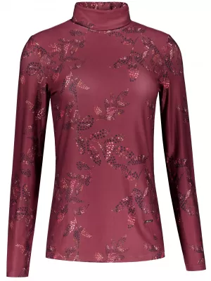 Damen-T-Shirt ALTISPORT GERDA BURGUND