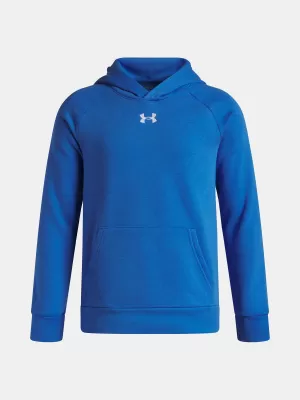 Jungen-Sweatshirt UNDER ARMOUR UA RIVAL FLEECE HOODIE 1379792-402 BLAU