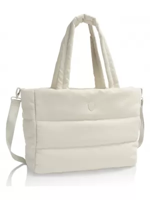Tasche HEYS PUFFER TOTE BAG CREMEFARBEN