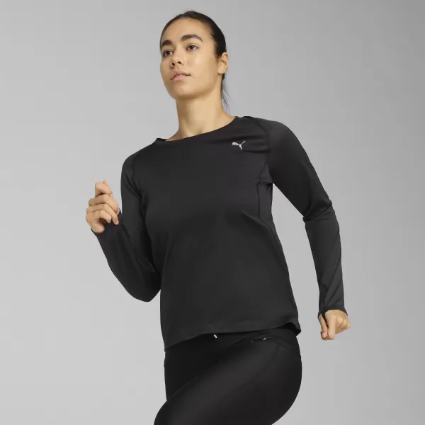  Hemd PUMA W RUN VELOCITY LONG SLEEVE (POLY) 52658101 PUMA SCHWARZ 