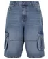 Shorts URBAN CLASSICS TB7367 MITTELGROßEN BLAU GEWASCHEN