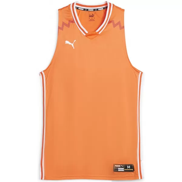  Herren-Tanktop PUMA HOOPS TEAM GAME JERSEY 67662808 GOLDENER MOHN 