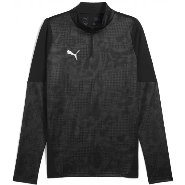  Herren -Sweatshirt PUMA TEAMCUP TRAINING 1/4 ZIP TOP 659164_03 PUMA BLACK/PUMA SILBER 